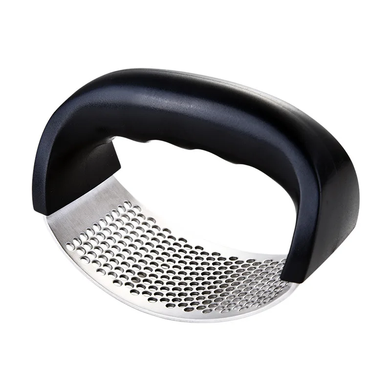 

2021 New Stainless Steel Manual Garlic Press Shredder Ginger Shredder Kitchen Gadgets and Accessories