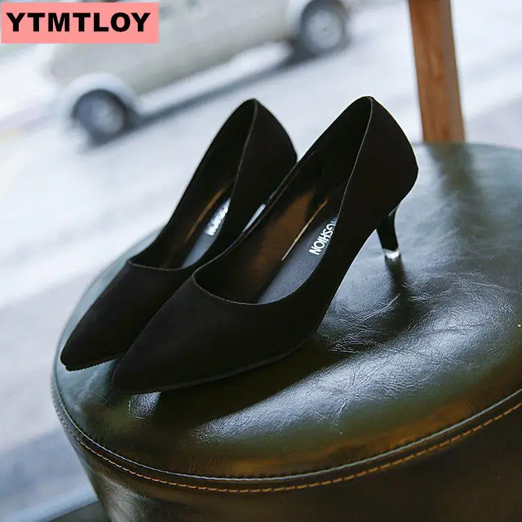 Размера плюс г. 34 43 женская простая офисная обувь модные женские туфли лодочки с