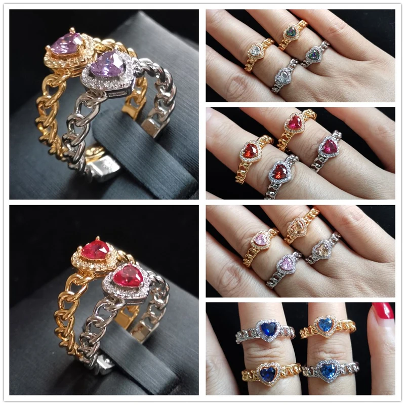 Женское Обручальное кольцо с цирконом серебристого цвета | Украшения и