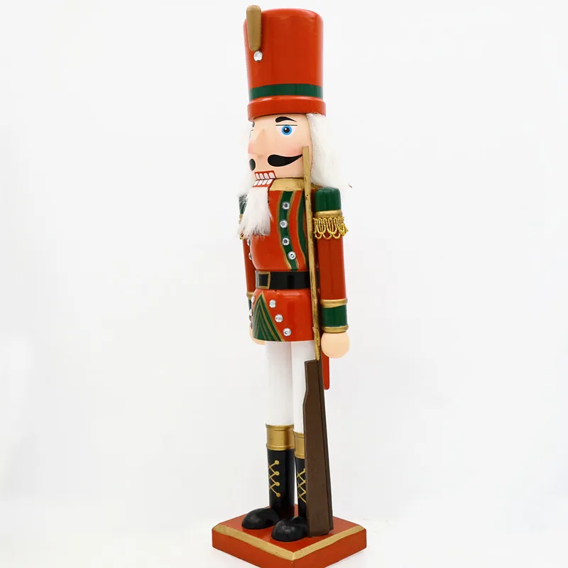 41 см красивые деревянные Щелкунчики на Рождество домашние украшения деревянный