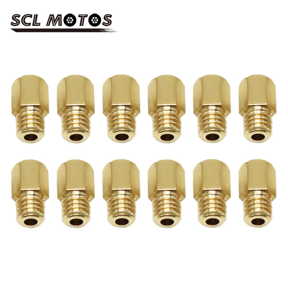 

SCL MOTOS New 10/12pcs Main Nozzle Main Jet Kit Motorcycle Carburetor For MIKUNI VM TM TMX Carburetor #90-200 #210-320 #330-440