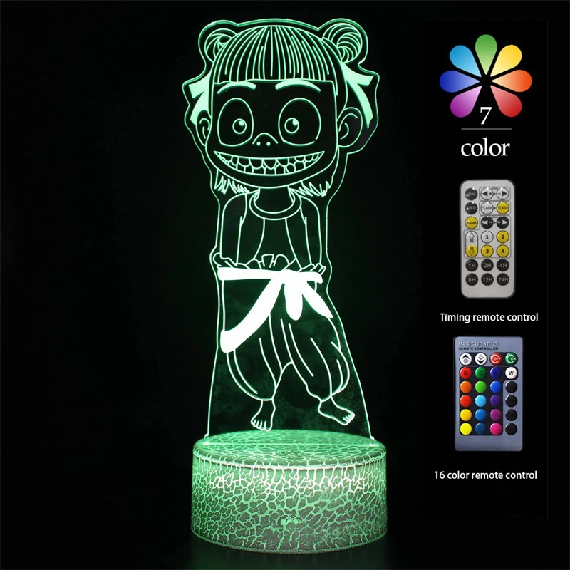 

Тема Nezha, акриловая лампа, 3D светодиодный лампа, Декор для дома, лампа настроения подарок для маленького ребенка, рождественский подарок, Пря...