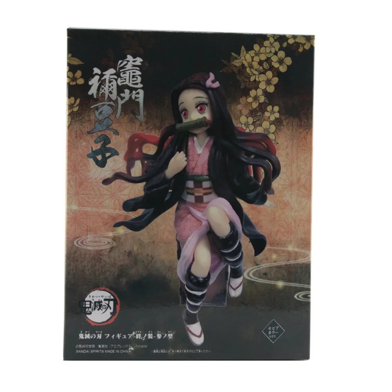 Демон убийца фигура куклы камадо Nezuko коробка сидя модель осанки Аниме фигурки
