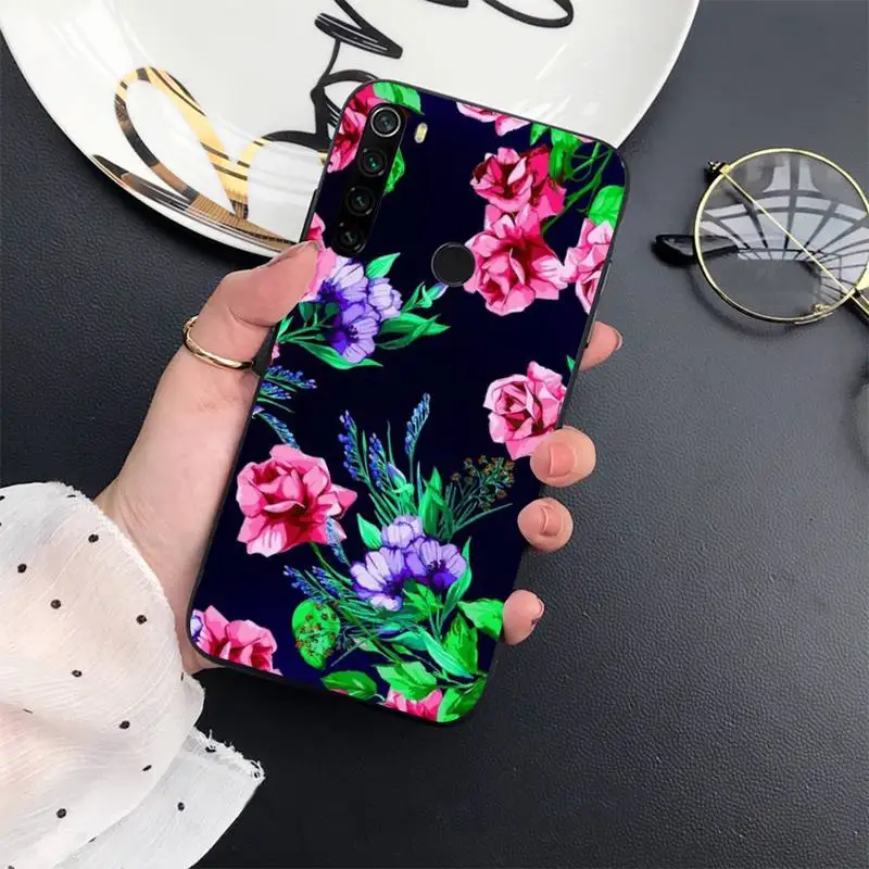 

Phone Case For Xiaomi redmi 5 6 9 A note 10 lite 7 8 9 10 t s pro lite k 30 pro marble natural animal painting art plant pattern