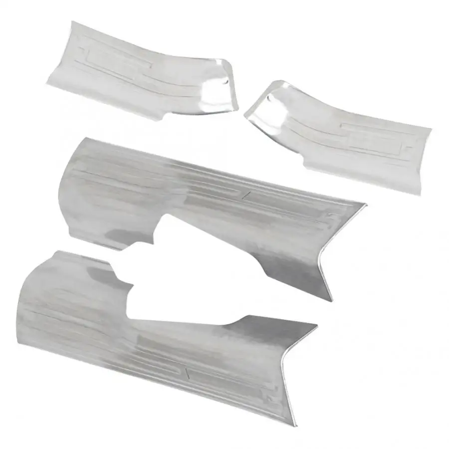 Серебряный порог из нержавеющей стали внешняя отделка защита от царапин