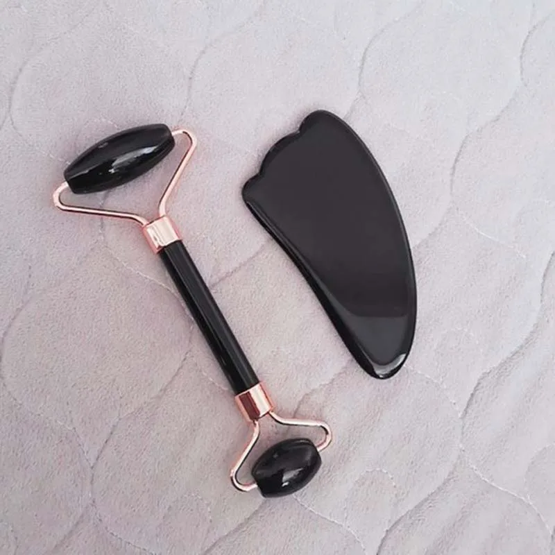 Гуашь для лица скребок кузова черная обсидиана соскабливающая доска набор