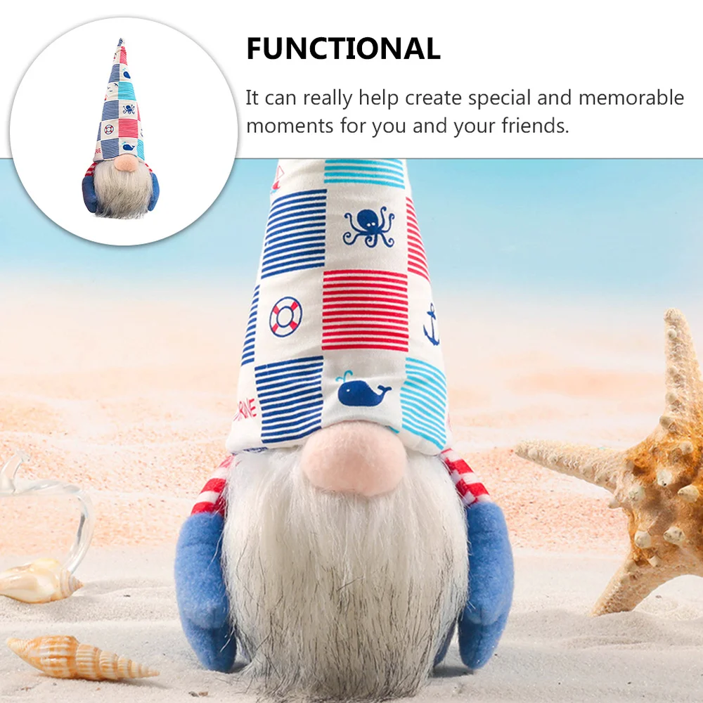 

1pc Summer Style Gnome Doll Decor Children's Doll Decoration Photo Prop
