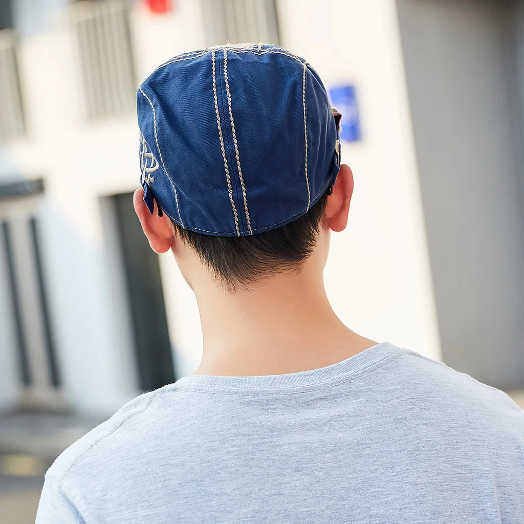 TOHUIYAN Модный берет унисекс кепка газетчика для мужчин винтажные хлопковые кепки