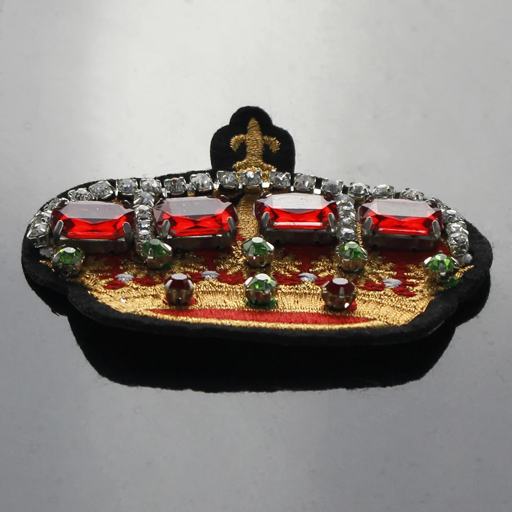 Ремесло Корона Стразы аппликация нашивки Hot Fix гладить на DIY обувь сумочки и шляпы