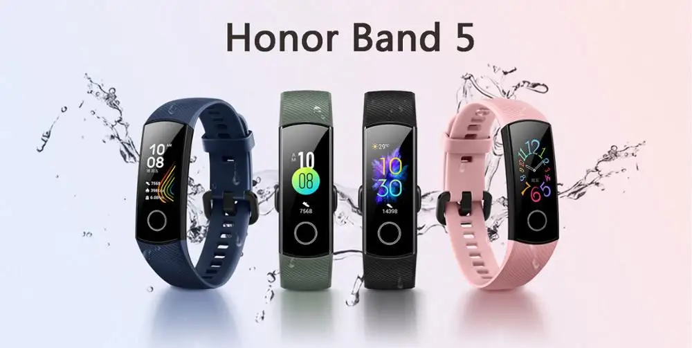 Оригинальный Смарт-браслет Huawei Honor Band 5 с датчиком насыщения крови кислородом