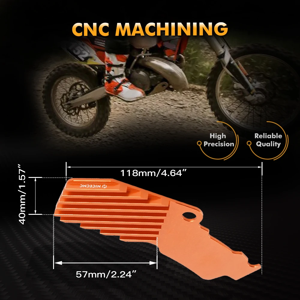 Кулер для заднего тормоза мотоцикла KTM 125 250 300 350 400 450 500 530 EXC EXCF XC XCF XCW SX SXF XCWF 2008-2021 |