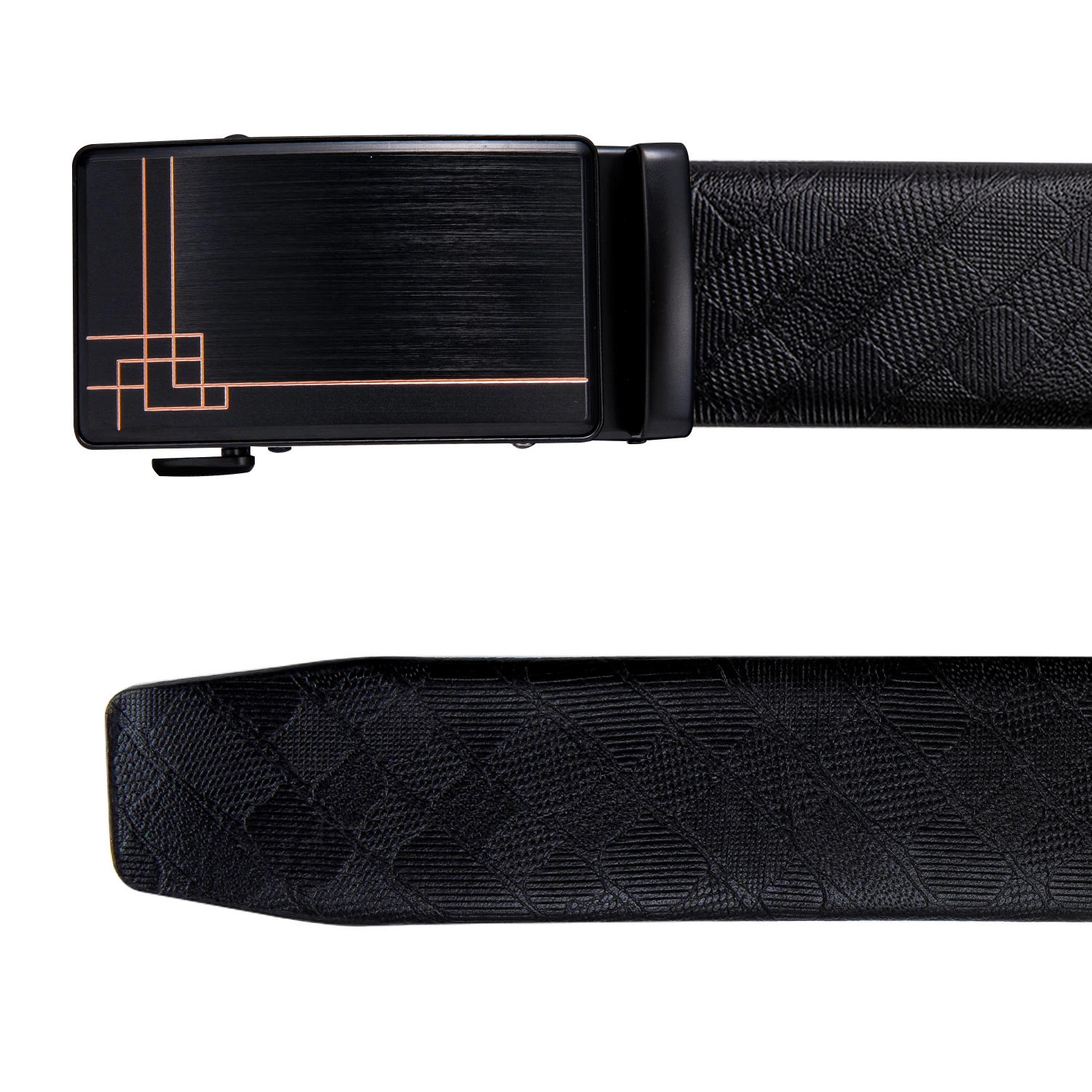 

PD-2148 Luxury Brand Men's Belt Black Business Buckle Fashion Belts for Men Male Jeans Strap Genuine Leather Belt Men Automatic