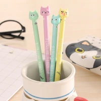0 5mm cute kawaii fish and cat gel pen signature pens escolar papelaria for office school writing supplies stationery gift