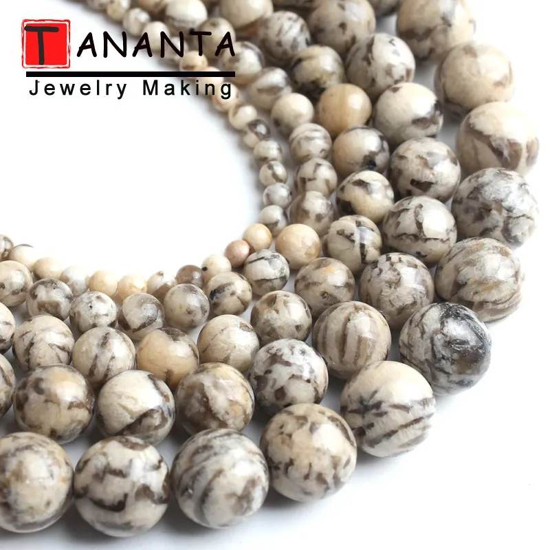 Оптовая продажа круглые бусины из натурального фетра камня для самостоятельного
