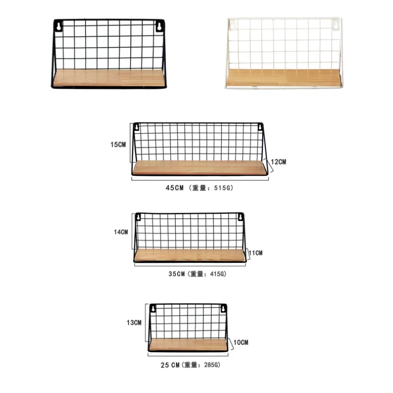 Креативные настенные стеллажи для спальни в японском стиле подвесные из