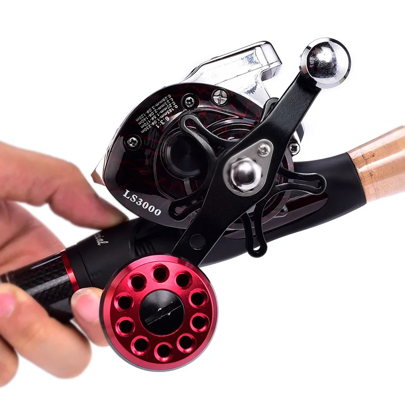 2019 новая катушка baitcasing с линейной катушкой для ловли в отвес рыбалки 14 + 1 BB