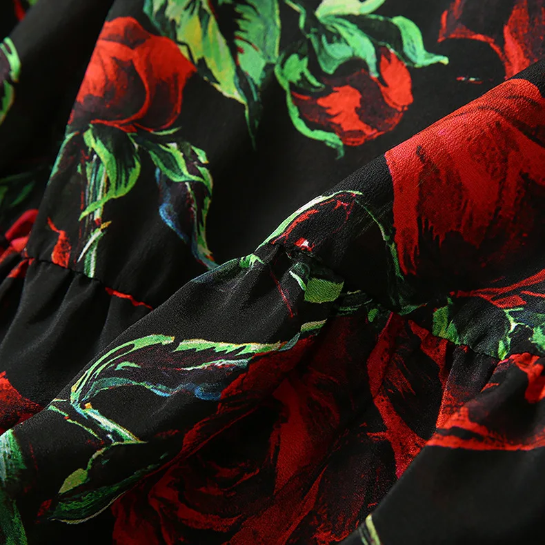 Бохо платье из натурального шелка для женщин одежда 2020 летнее в Корейском стиле