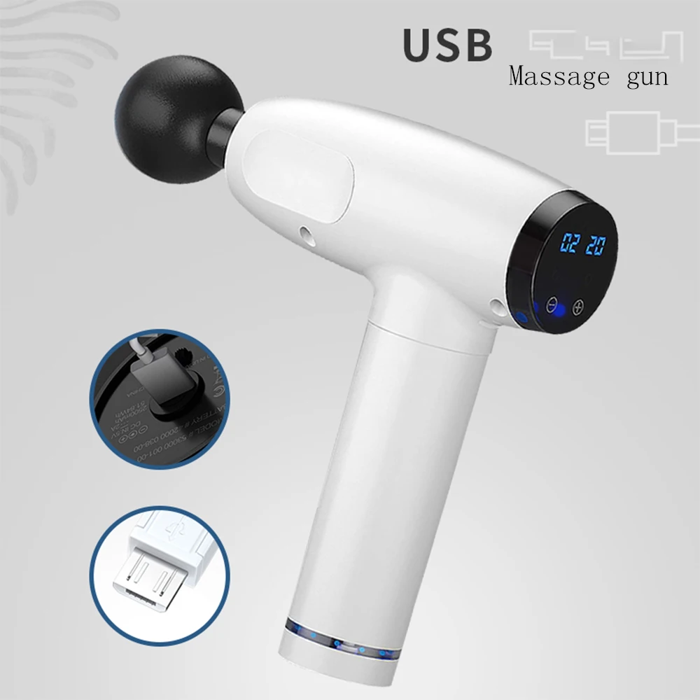 

Body Electric Massager Fascia Massage Gun Muscle Vibrating Stimulator Cellulite Reduction Relaxing Slimming Fitness Pain Relief