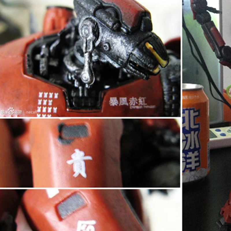 Фигурки героев мультфильма Bandai Pacific Rim ручная работа красная шампа 7-дюймовая