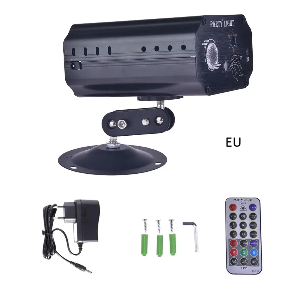 Цветной Мини RG Рождественский лазерный свет s Led 16 шаблонов DJ KTV Dsico