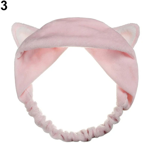 

Hot Sales!!! Women Korean Style Cute Cats Ears Elastic Face Wash Headdress Headband Hair Band Wholesale Dropshipping New Arrival