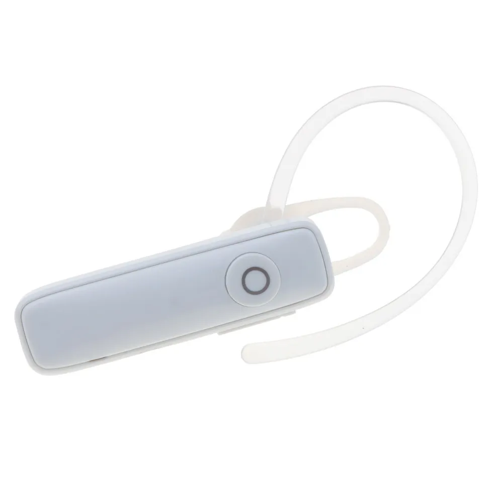 Kebidu Bluetooth V4.0 Наушники Беспроводные Бизнес гарнитура с микрофоном для смартфона Handfree универсальная - Цвет: M165 White
