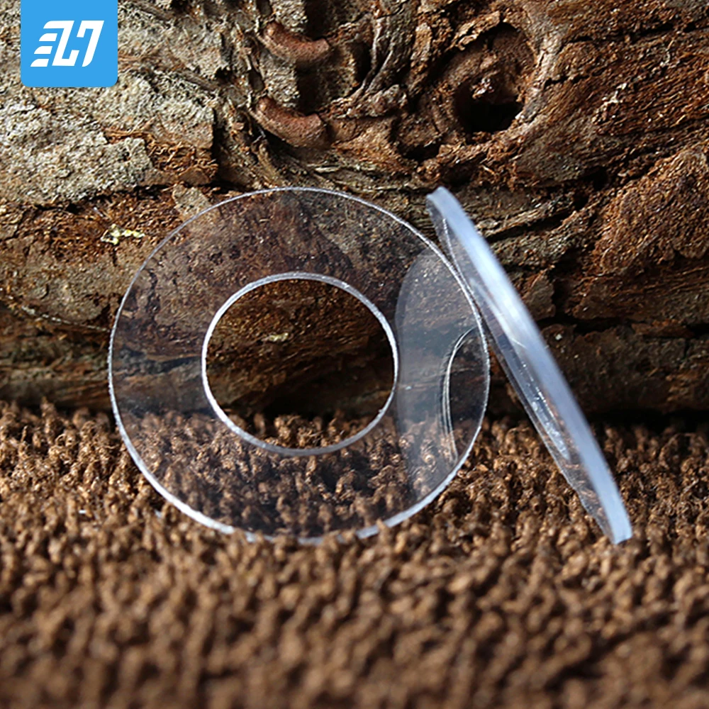 Твердая прокладка из ПВХ плоская пластиковая прозрачная изоляция для винтовых