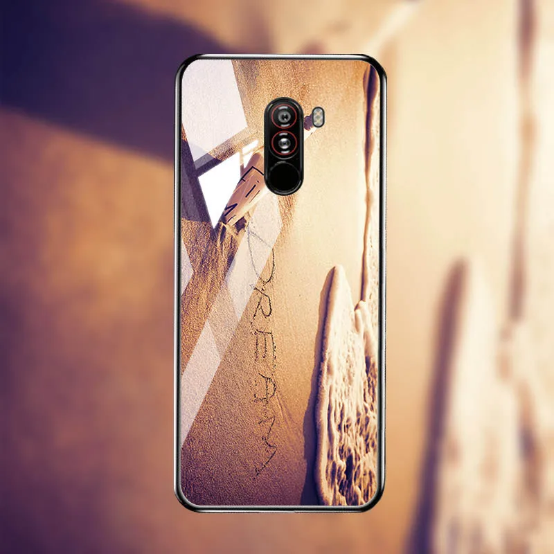 M001 Чехол из закаленного стекла для Xiaomi mi 8 9 SE 9T A3 чехол s Star Space Coque для Xiao mi Pocophone F1 mi x 2S Red mi Note 7 8 Pro - Цвет: M001