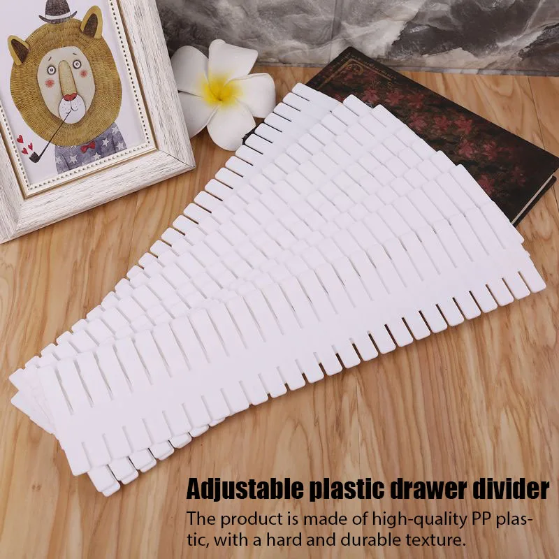 Регулируемый пластиковый разделитель для ящиков полки хранения сделай сам