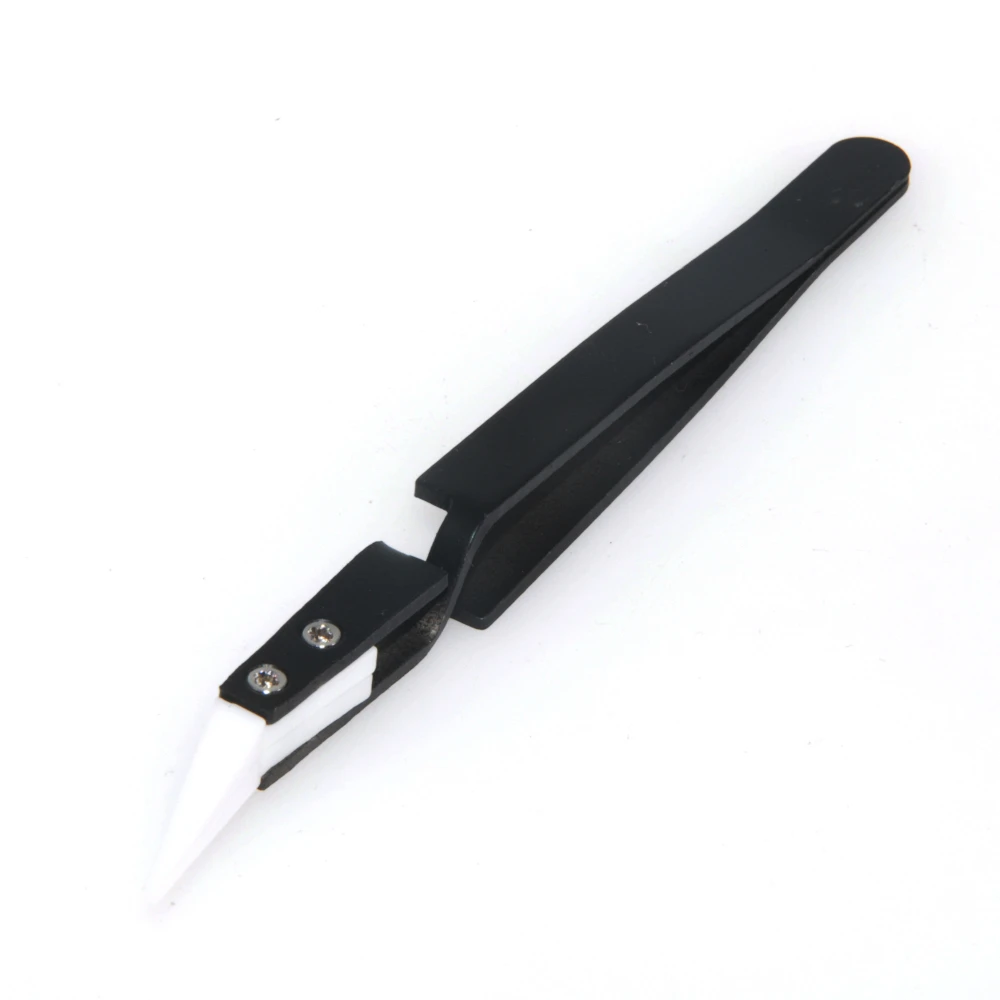 Черно белый керамический Пинцет обратного хода пинцет из нержавеющей стали для