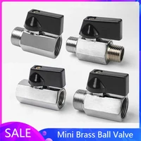 1pcs mini brass ball valve 12 14 18%ef%bc%8c38 male to female air compressor valves