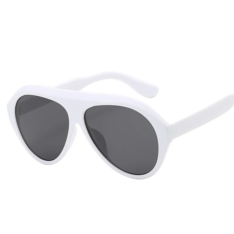C6 White Black Черный Пилот солнцезащитные очки для женщин и мужчин негабаритных винтажный бренд сексуальные леопардовые Солнцезащитные очки женские большие градиентные оттенки очки UV400 подарок - Цвет линз: C6 White Black