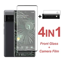 for google pixel 6 pro screen protector full cover tempered glass protective phone camera lens film on for google pixel 6 pro
