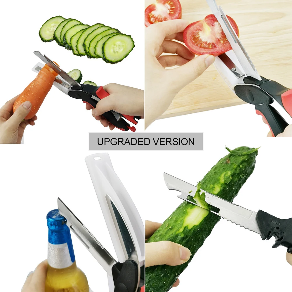 Съемный нож из нержавеющей стали кухонные ножницы Многофункциональный кухонный