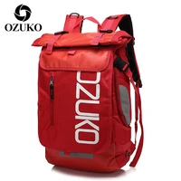 ozuko unisex casual backpack sport backpacks for men travel laptop bag pack man schoolbags large capacity male waterproof bags
