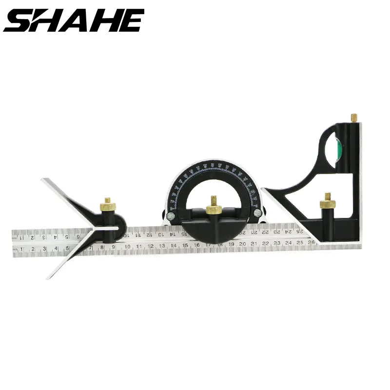 Многофункциональная угловая линейка Shahe 300 мм цифровая транспортир
