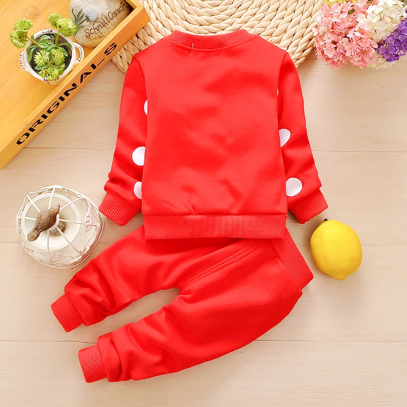 BibiCola/весенние комплекты одежды для маленьких девочек Детский спортивный костюм