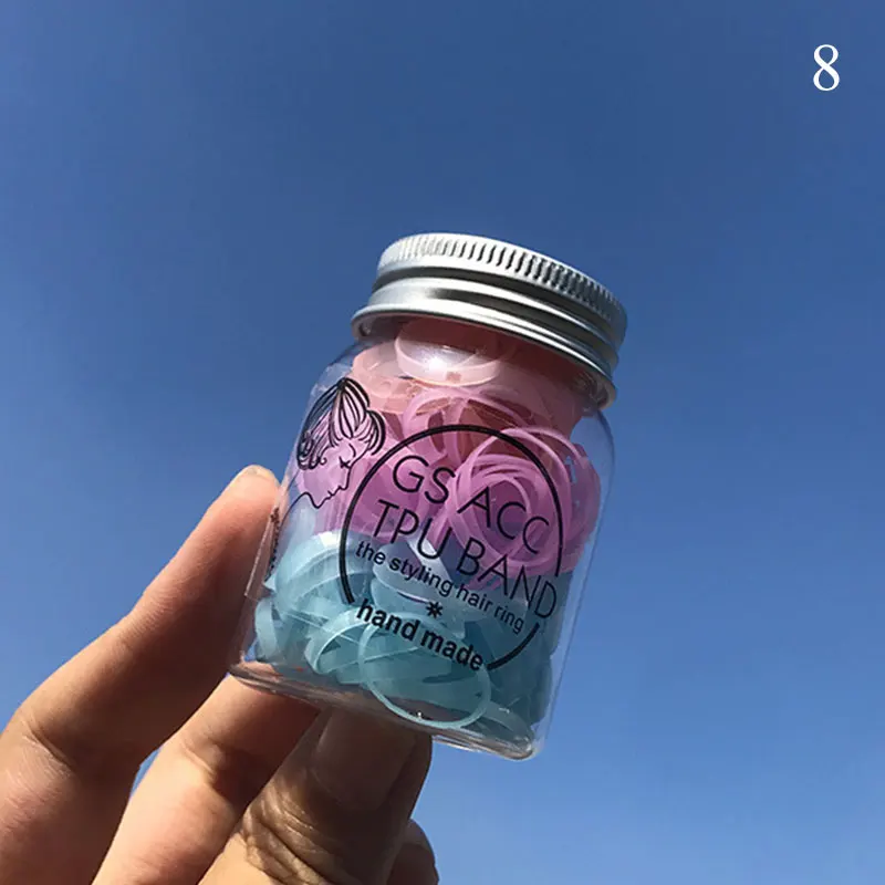 Резинка для волос детская ярких цветов 120 шт./коробка |