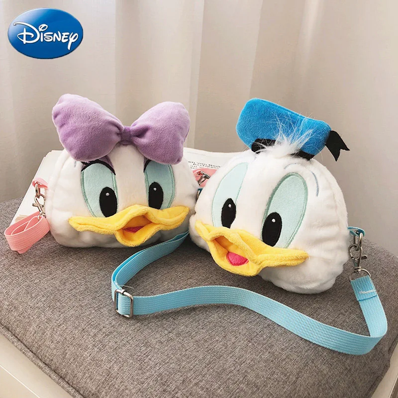 Плюшевая сумка в форме сердца для девочек Disney Женская мультяшная плюшевая