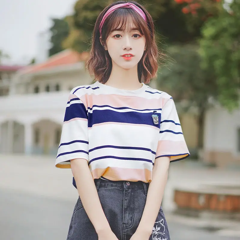 

T Shirt Women Clothes 2019 Fashion Black Tee Top Fashion Cotton Ladies Tee Shirt