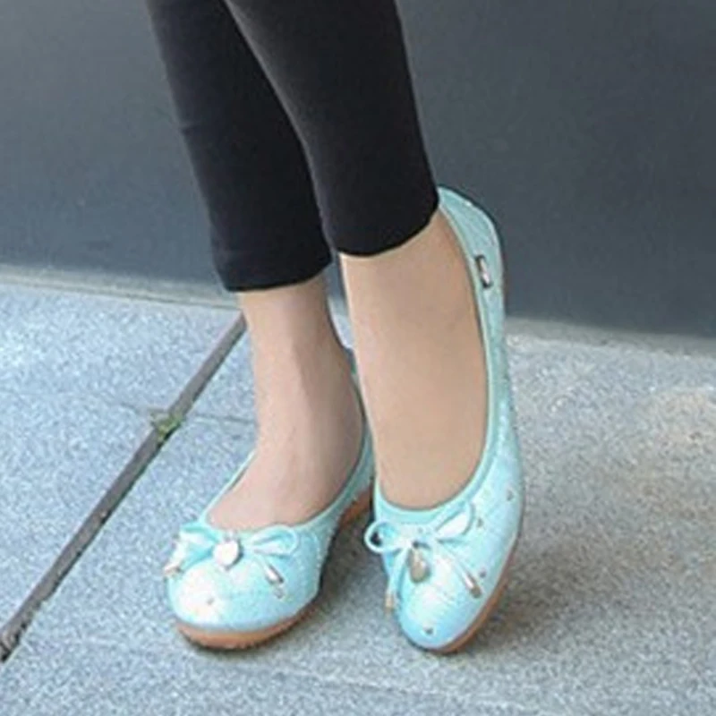 YAERNIRound/Повседневные балетки на плоской подошве с открытым носком Модные удобные