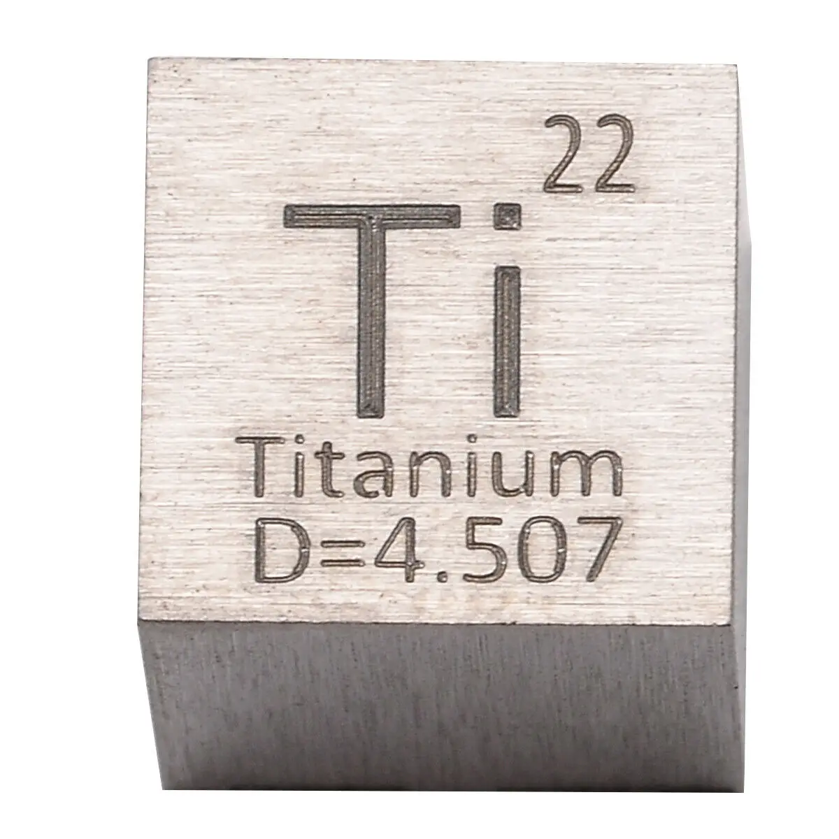 

High Purity Titanium Metal 10mm Density Cube 99.95% Pure for Element Collection