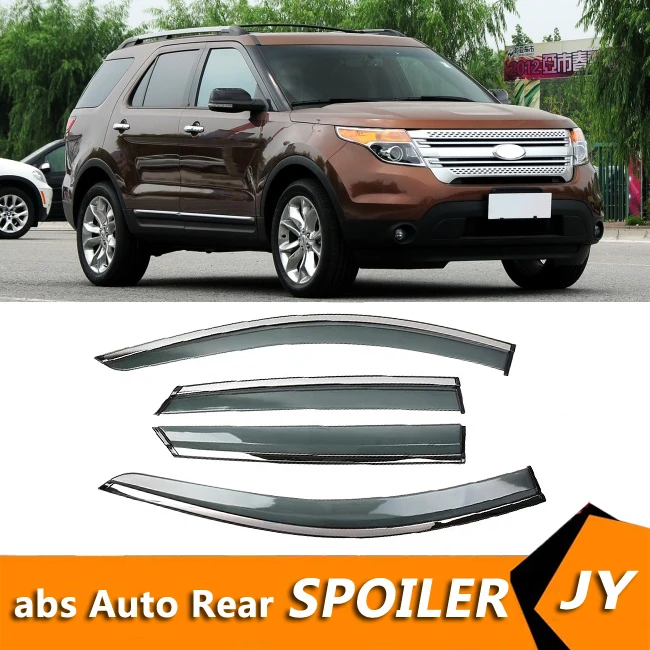 Защитный козырек от солнца и дождя для FORD Explorer 2011-2013 автомобильные аксессуары 4