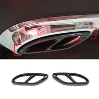 for mercedes benz glc a b c e class x253w205 w213 w176 w177 w246 w247 car tail muffler exhaust pipe output cover car accessories