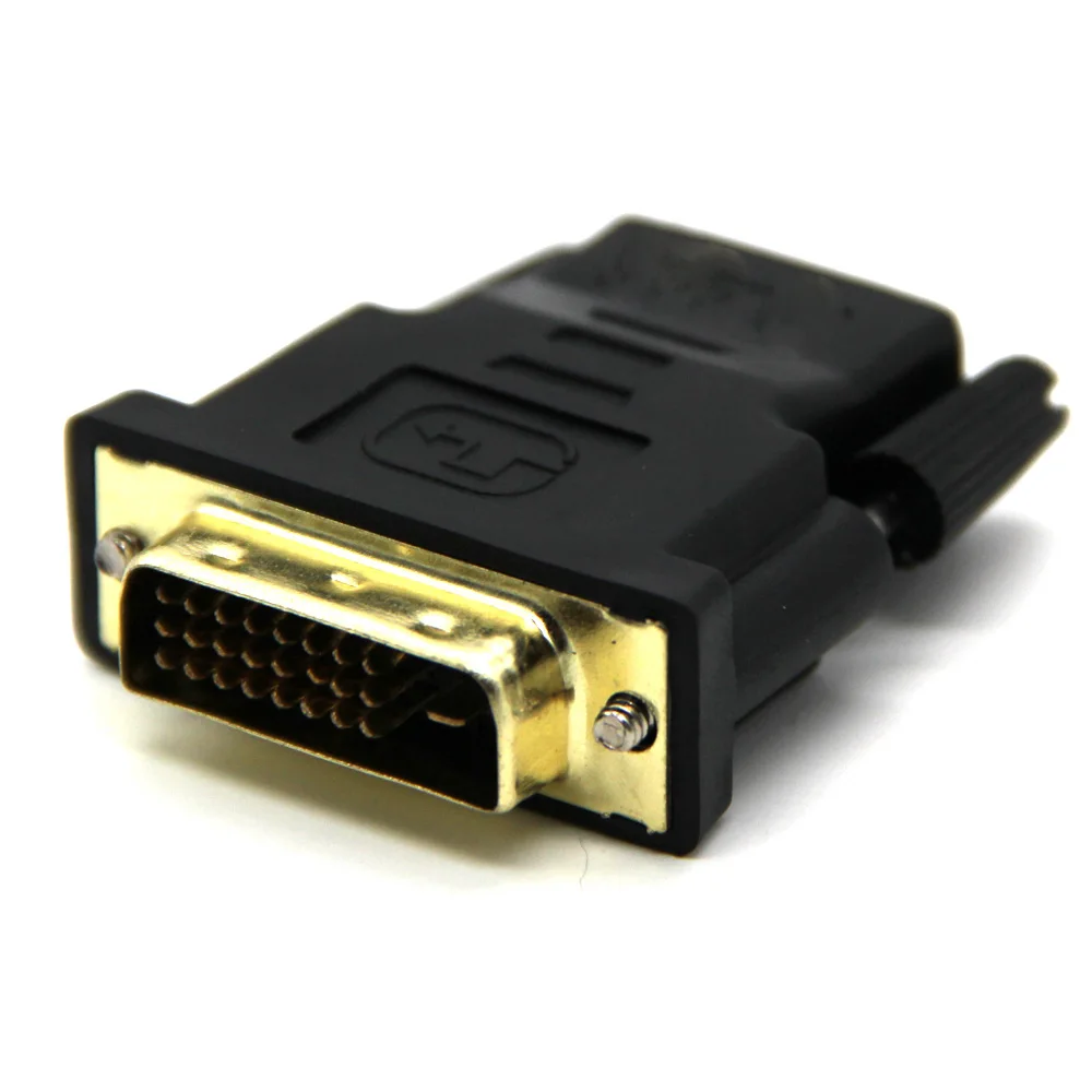 Преобразователь DVI 24 + 1 в HDMI-совместимый с позолоченным штекером на гнездо 1080P HDTV