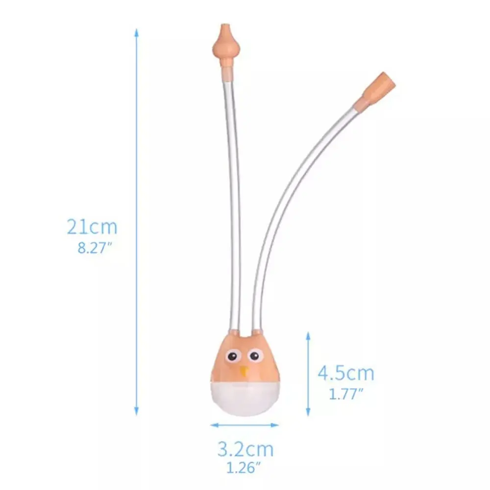 

Silicone Babies Nasal Suction Aspirator Nasal Cleaning Nose Cleaner Sucker Care Babies Nasal Infant Prevention Reflux Aspirator