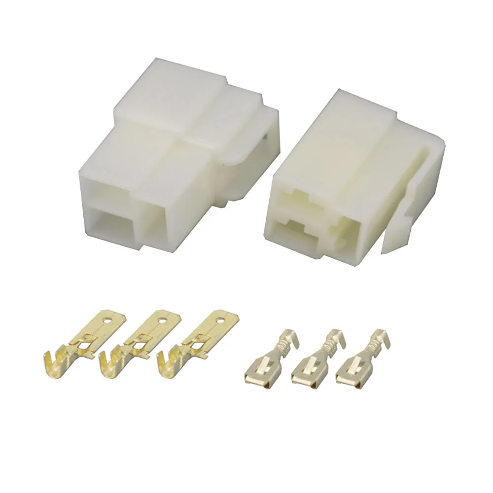5 комплектов 6 3 серия все новые Pin/way DJ7031-6.3 ABS пластиковый Электрический провод