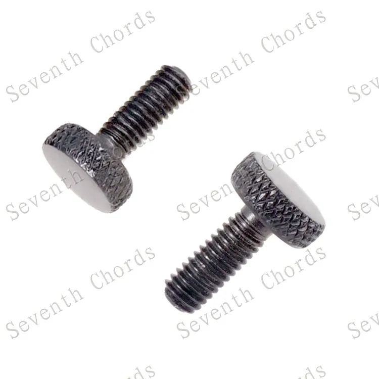 6 pcs gewinde durchmesser 4mm pitch 07 mm tremolo brücke feine tuning schrauben für e gitarre chrom schwarz gold für wählen free
