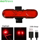 Задний фонарь для велосипеда с возможностью светильник велосипед задний светильник горный велосипед задний светильник для верховой езды Предупреждение 360 градусов вращающийся Водонепроницаемый USB Перезаряжаемые