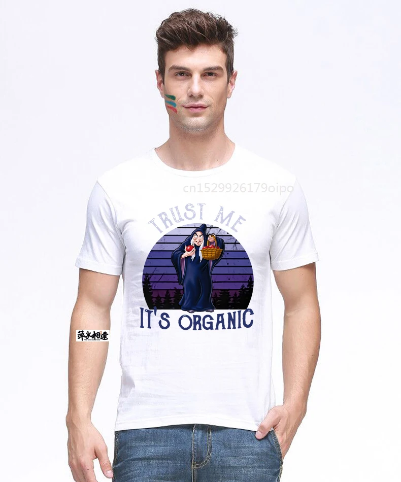 Футболка с изображением снежно-Белоснежки надписи Trust Me это Органическая черная
